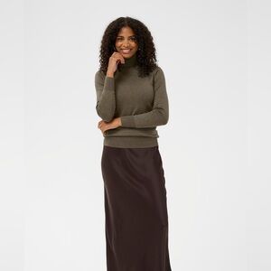 KAFFE Wool Turtleneck Pullover Sweater